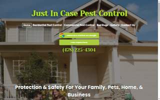 Just In Case Pest Control LLC website