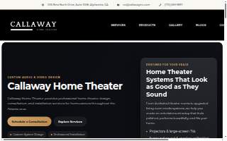 Callaway Home Theater- Home Theater Alpharetta, Home Automation Alpharetta