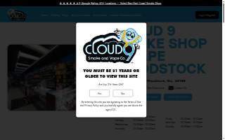 Cloud 9 Smoke Shop, Vape, & Hookah Co. - Woodstock