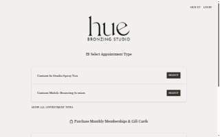 Hue Bronzing Studio