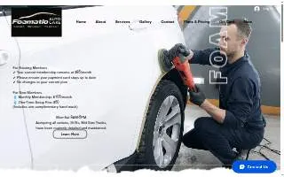 Foamatic Auto Care & touchless car wash of East Honolulu website