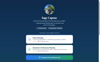Sage Capone - Sage Financial Investments
