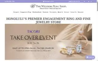 The Wedding Ring Shop of East Honolulu website