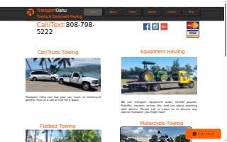 Transport Oahu - Towing & Equipment Hauling of East Honolulu