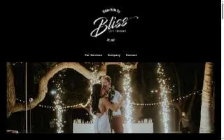 Bliss DJs Hawaii website