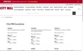 City Mill - Ewa Beach website