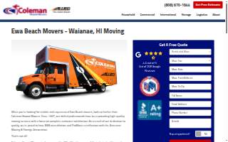 Coleman Hawaii Movers of Ewa Beach