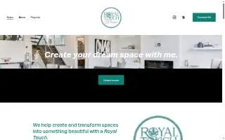 Royal Touch Decor website