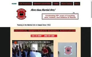 Universal Kempo Karate of Ewa Beach website