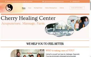 Cherry Healing Center website