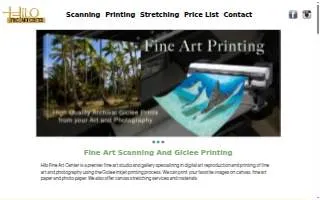 Hilo Fine Art Center website