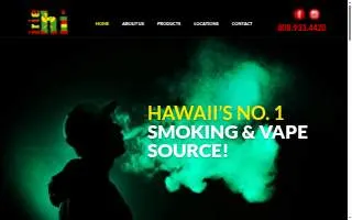 Irie Hawaii Smoke & Vape Shop Lehua website