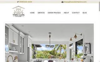Two Cats Interiors website