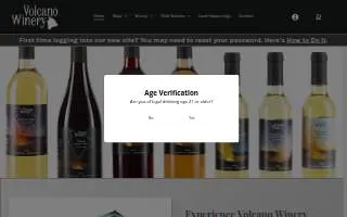Volcano Winery of Hilo website