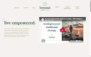 Beyond Mental Health website