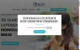 EyeSight Hawaii website