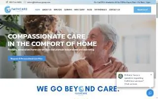 FaithCare Hawaii Home Care website