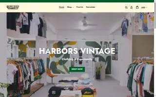 Harbors Vintage website