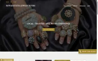 Hawaii Estate & Jewelry Buyers of Honolulu website