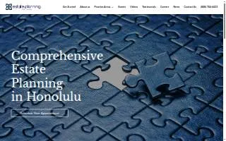 Hawaii Estate Law and Planning website