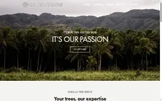 Hawaii Tree Service website