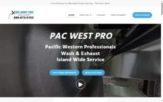 Pac West Pros website