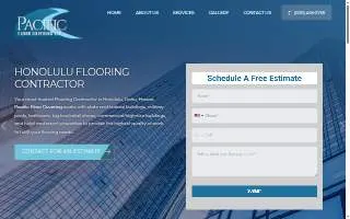 Pacific Floor Covering LLC Honolulu website
