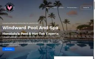 Windward Pool and Spa of Honolulu website
