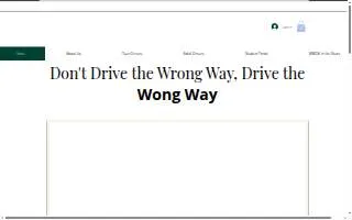 Wong Way Driving Academy of Honolulu website