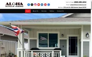 Aloha Screen Doors website