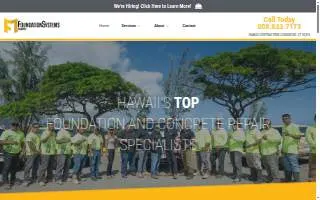 Foundation Systems Hawaii of Kahului website