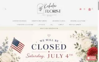 Kahului Florist website