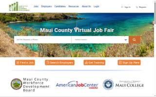 Maui County Virtual Job Fair