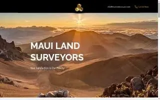 Maui Land Surveyors website