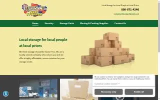 NO KA OI Self Storage website
