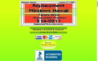 Replacement Windows Hawaii