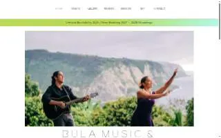 Bula Music & Performing Arts: Wedding and Special Event Entertainment website