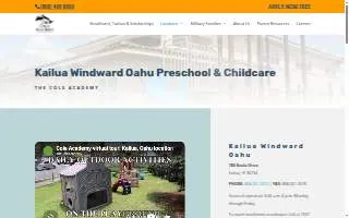 Cole Academy - Kailua Windward Oahu website