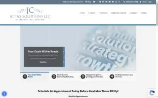 JC Tax Solutions LLC website