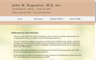 John Nagamine, MD website