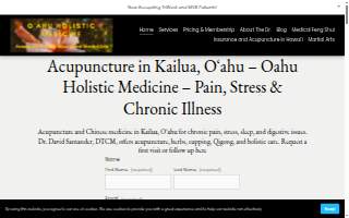 Oahu Holistic Medicine - Orthopedic Acupuncture, Martial Arts and Feng Shui