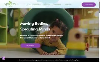 Sprouts Therapy of Kailua website