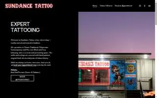 Sundance Tattoo website