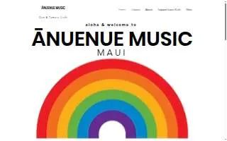 Anuenue Music Maui website