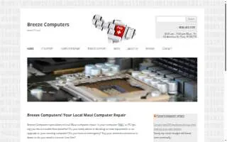Breeze Computers website