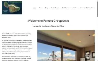 Fortune Chiropractic website