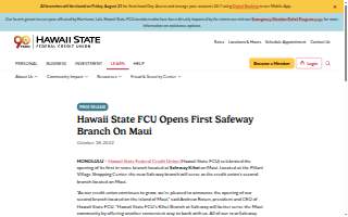 Hawaii State Federal Credit Union - Kihei Branch at Safeway
