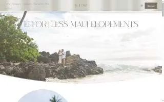 Kolowi Events - Previously Paradise Dream Weddings website