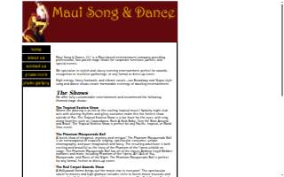 Maui Song & Dance Homepage