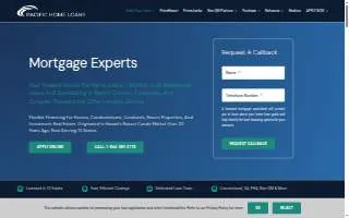 Pacific Home Loans of Kihei website